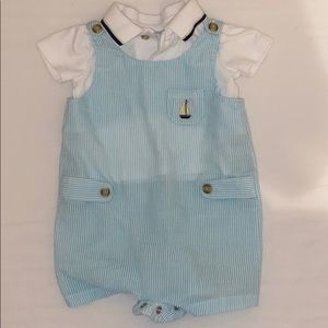 Baby boy overall outfit